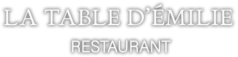 Logo LA TABLE D EMILIE